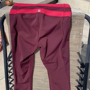 Lululemon wunder under mid rise leggings!